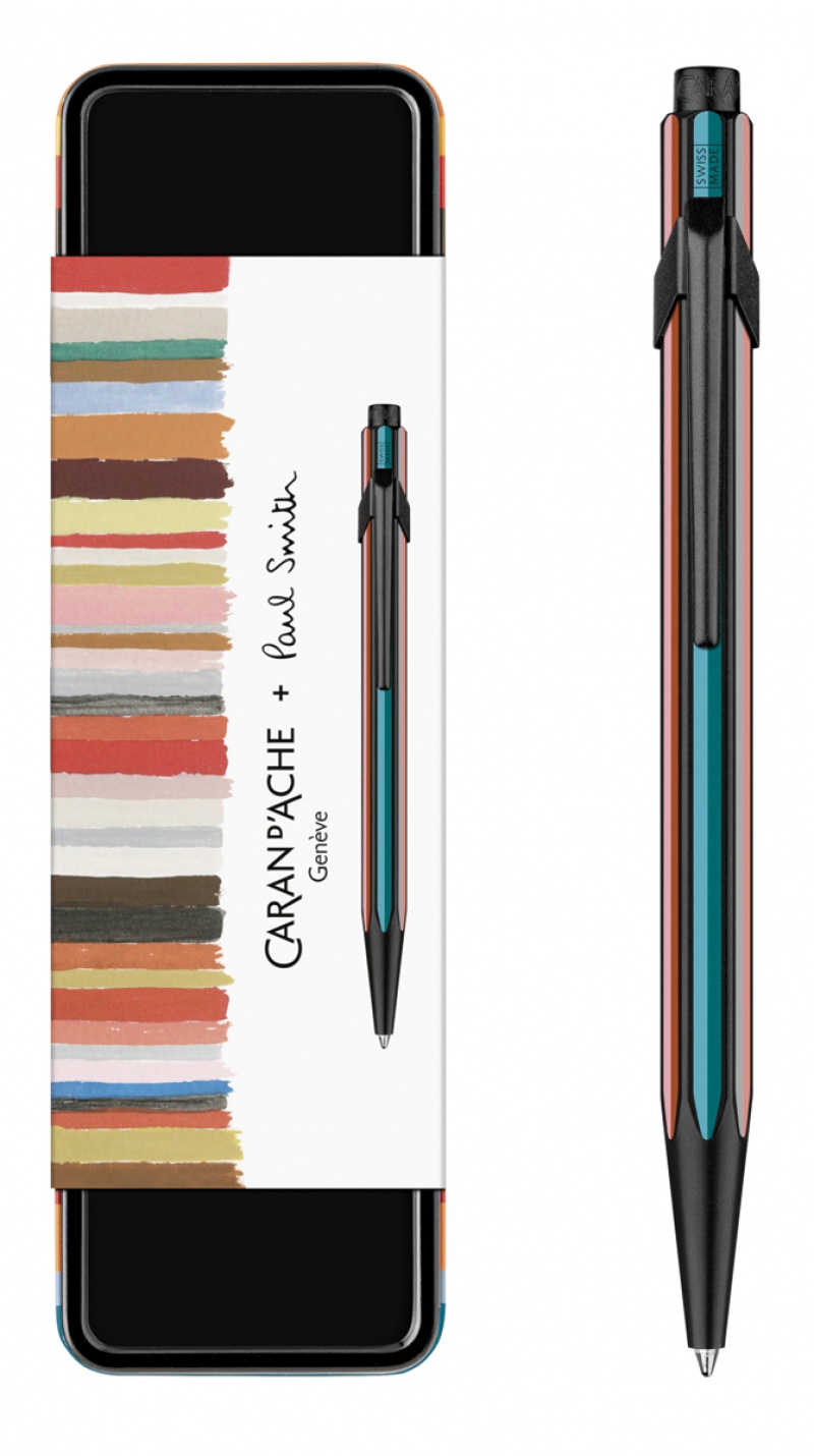 Długopis CARAN D'ACHE 849 Paul Smith Ed5, M, w pudełku, czarny, Długopisy, Artykuły do pisania i korygowania