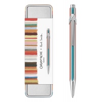 Długopis CARAN D'ACHE 849 Paul Smith Ed5, M, w pudełku, srebrny