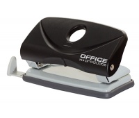 Hole punch, OFFICE PRODUCTS, punches up to 10 sheets, plastic, black