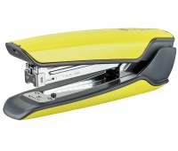 Stapler, KANGARO Nowa-335S/S, capacity up to 30 sheets, metal, in a PP box, yellow