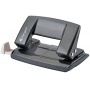 Hole punch, KANGARO Aion-10G/S, punches up to 10 sheets, metal, in a PP box, metallic grey