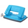 Hole punch, KANGARO Aion-10G/S, punches up to 10 sheets, metal, in a PP box, turquoise