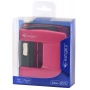Hole punch, KANGARO Aion-20G/S, punches up to 10 sheets, metal, in a PP box, pink