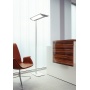 Energy efficient floor lamp, MAULcentauri, with a dimmer, 4x55W, silver