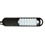 Desktop LED lamp, MAULatlantic, 9W, clamp mounted, black