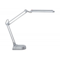 Lampka LED na biurko MAULatlantic, 9W, srebrna, Lampki, Urządzenia i maszyny biurowe