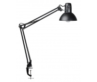 Desktop LED lamp, MAULstudy, 10W, clamp mounted, black