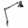 Desktop LED lamp, MAULstudy, 10W, clamp mounted, black