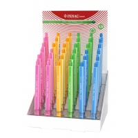 Display set of mechanical pencils, PENAC The Pencil, 1.3mm, 36 pcs, assorted colours