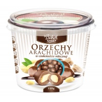 Kubek orzechów arachidowych w czekoladzie mlecznej BAKAL Sweet, 150g, Przekąski, Artykuły spożywcze
