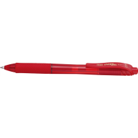Pióro kulkowe Pentel Energel, BL107, 0, 7 mm, czerwone, Cienkopisy, pióra kulkowe, Artykuły do pisania i korygowania