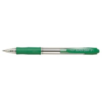 Długopis PILOT Super Grip, 0, 27 mm, zielony, Długopisy, Artykuły do pisania i korygowania