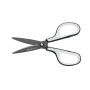 Scissors, REXEL X3, stainless steel, non-adhesive, white-black