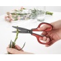 Scissors, REXEL X3, stainless steel, non-adhesive, red-black