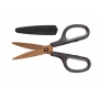 Scissors, REXEL X3, titanium, brown blades, brown