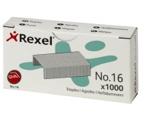 Staples, REXEL no 16, 24/6, 1000pcs, silver