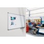 Dry-wipe & magnetic whiteboard, NOBO Classic, 120x90 cm, lacquered steel, aluminium frame