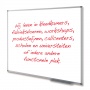 Dry-wipe & magnetic whiteboard, NOBO Classic, 60x45 cm, lacquered steel, aluminium frame
