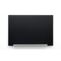 Dry-wipe & magnetic board, NOBO Diamond, 99.3x55.9 cm, glass, black