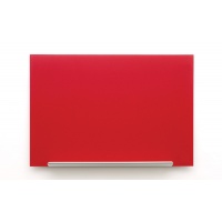 Dry-wipe & magnetic board, NOBO Diamond, 126.4x71.1 cm, glass, red
