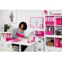 Zszywacz REXEL Gazelle Joy, zszywa do 25 kartek, pretty pink, Zszywacze, Drobne akcesoria biurowe