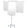 Flipchart, mobile, Nobo Classic (Piranha), 70x100 cm, dry-wipe & magnetic board, retractable arms