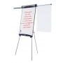 Flipchart, on tripod, NOBO Classic (Shark), 68.5x100cm, dry-wipe&magnetic board, with retractable arms