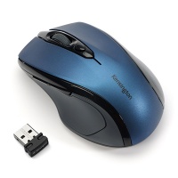 Myszka komputerowa KENSINGTON Pro Fit™ Mid-Size, bezprzewodowa, niebieska, Klawiatury i myszki, Akcesoria komputerowe