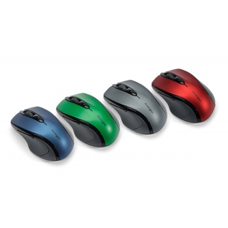 Myszka komputerowa KENSINGTON Pro Fit™ Mid-Size, bezprzewodowa, czerwona, Klawiatury i myszki, Akcesoria komputerowe