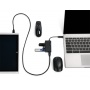 Koncentrator KENSINGTON, USB-C CH1000, 4-portowy, czarny, Złącza i adaptery, Akcesoria komputerowe