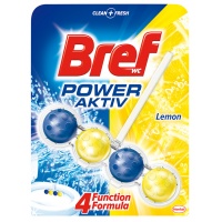 WC balls, BREF Power Aktiv Lemon, 50g