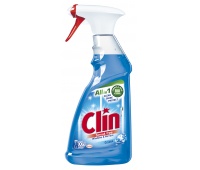 Płyn do mycia szyb CLIN Blue, pompka, 500ml, Środki czyszczące, Artykuły higieniczne i dozowniki