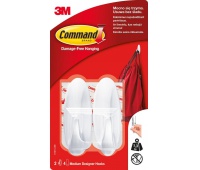 Hooks for multiple use, COMMAND™ (W17081 B PL), waterproof, white