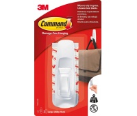 Hook for multiple use, COMMAND™(17003 PL), large, white
