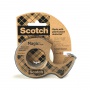 Office sticky tape, eco-friendly, SCOTCH® Magic™ (9-1920D), matte, with dispenser, 19mm, 20m