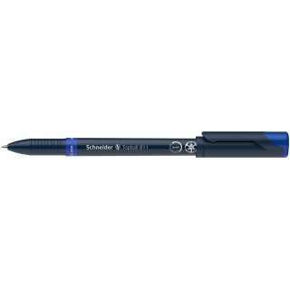 Piór kulkowe SCHNEIDER Topball 811, 0,5 mm, niebieskie, Cienkopisy, pióra kulkowe, Artykuły do pisania i korygowania