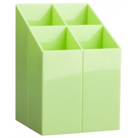 Desk-top organizer, ICO Lux, with compartments, light green
