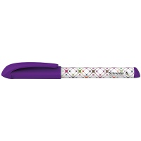 Fountain pen, SCHNEIDER Voice, M, white-purple