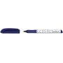 Ballpoint pen, SCHNEIDER Voice, M, white-navy blue