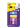 Index dividers, POST-IT®, for archiving (676-AYPV), PP, strong, 16x38mm, 4x10 pcs, assorted colours