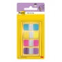 Index dividers, POST-IT®, for archiving (676-AYPV), PP, strong, 16x38mm, 4x10 pcs, assorted colours