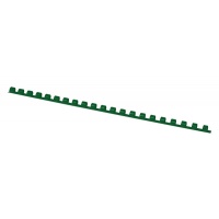 Binding combs, OFFICE PRODUCTS, A4, 8mm (45 sheets), 100pcs, green
