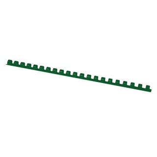 Grzbiety do bindowania OFFICE PRODUCTS, A4, 10mm (65 kartek), 100 szt., zielone, Akcesoria do laminacji i bindowania, Prezentacja
