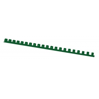 Grzbiety do bindowania OFFICE PRODUCTS, A4, 12mm (95 kartek), 100 szt., zielone, Akcesoria do laminacji i bindowania, Prezentacja