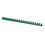 Binding combs, OFFICE PRODUCTS, A4, 14mm (125 sheets), 100pcs, green