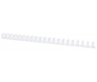 Binding combs, OFFICE PRODUCTS, A4, 16mm (145 sheets), 100pcs, white