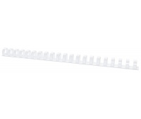 Binding combs, OFFICE PRODUCTS, A4, 19mm (165 sheets), 100pcs, white
