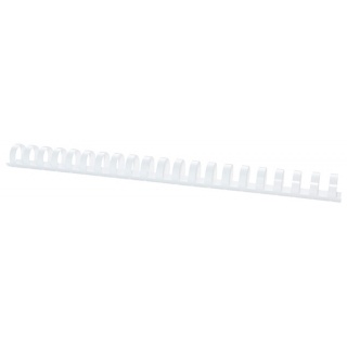 Grzbiety do bindowania OFFICE PRODUCTS, A4, 22mm (210 kartek), 50 szt., białe, Akcesoria do laminacji i bindowania, Prezentacja