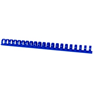 Grzbiety do bindowania OFFICE PRODUCTS, A4, 22mm (210 kartek), 50 szt., niebieskie, Akcesoria do laminacji i bindowania, Prezentacja