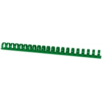 Binding combs, OFFICE PRODUCTS, A4, 22mm (210 sheets), 50pcs, green